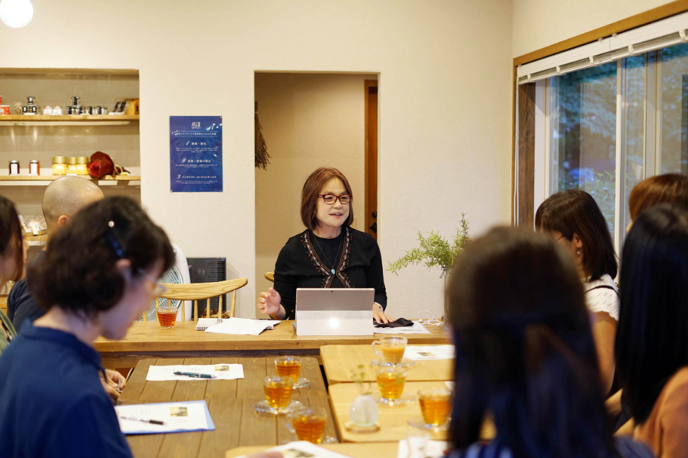 叶夢子さん 講座の様子
